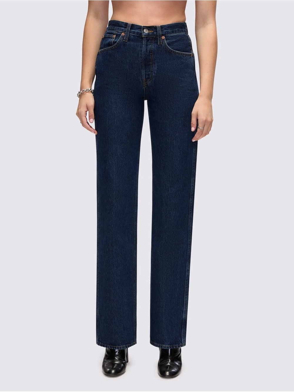 RE/DONE Classic High-Rise Straight Jeans $295